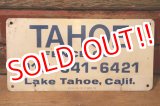 画像: dp-240207-22 TAHOE FENCE CO. Metal Sign