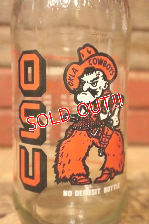 画像2: dp-230101-65 Oklahoma State University / Oklahoma State Cowboys 1976 BIG 8 Champions Dr Pepper Bottle
