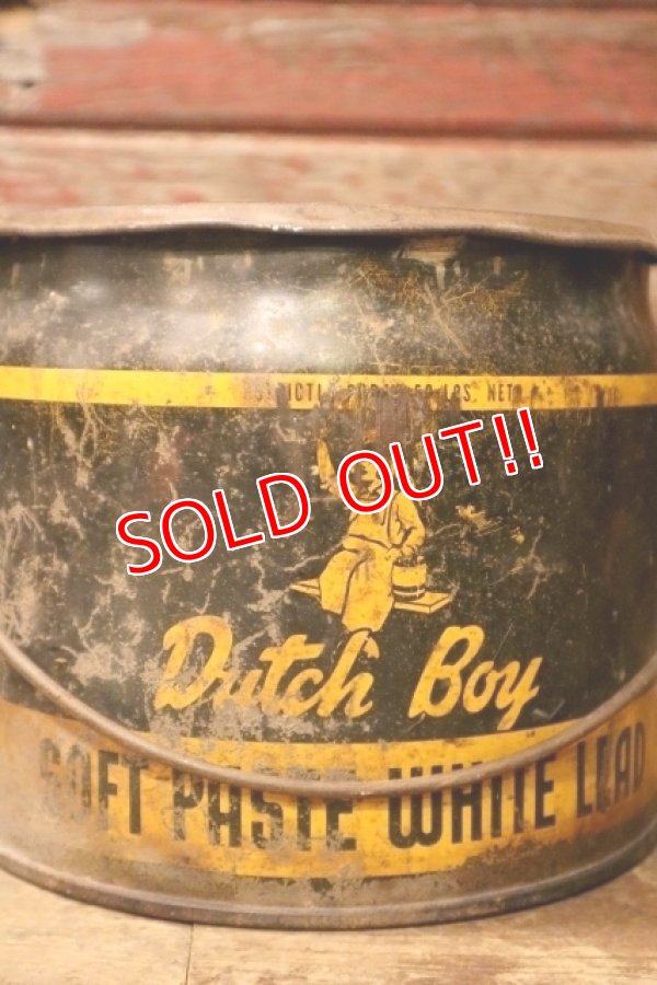 画像3: dp-240911-77 Dutch Boy / 1950's-1960's SOFT PASTE WHITE LEAD 50 LBS. NET Bucket