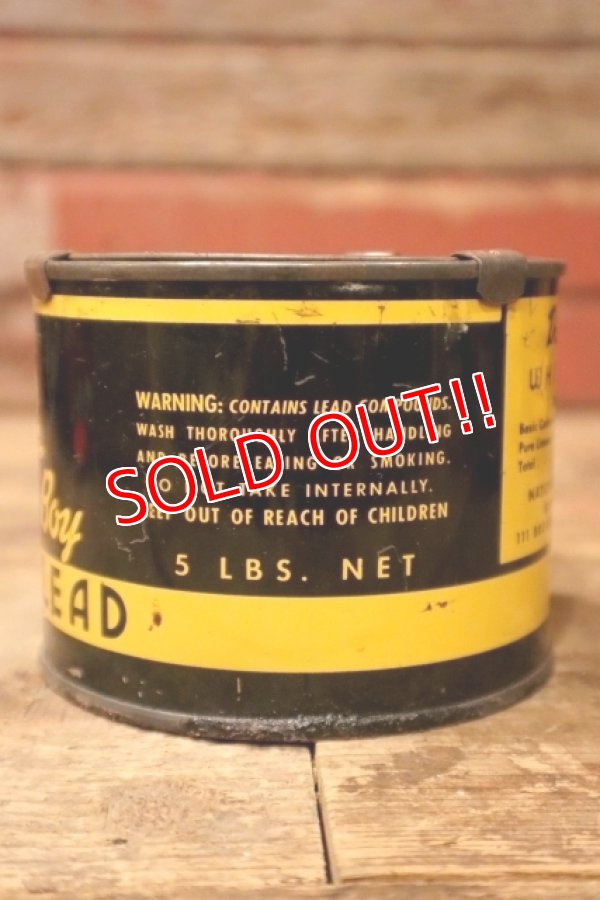 画像4: dp-240911-80 Dutch Boy / 1950's-1960's WHITE LEAD 5 LBS. Can