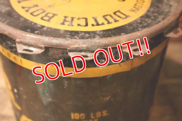 画像7: dp-240911-76 Dutch Boy / 1950's-1960's SOFT PASTE WHITE LEAD 100 LBS. NET Bucket