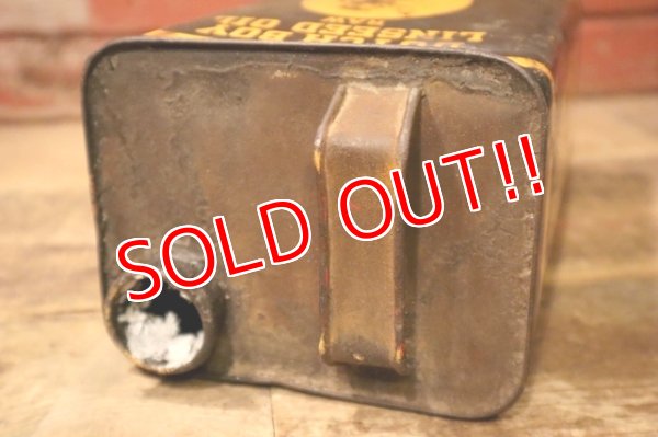 画像7: dp-240911-84 Dutch Boy / 1940's LINSEED OIL 7 1/2 LBS. Can