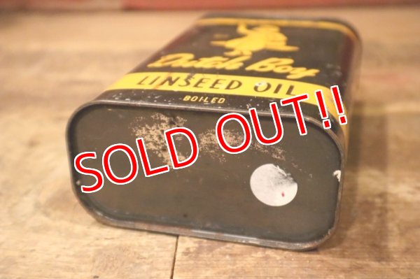 画像8: dp-240911-83 Dutch Boy / 1950's-1960's LINSEED OIL ONE QUART Can