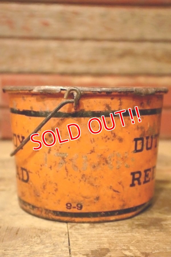 画像4: dp-240911-79 Dutch Boy / 1940's-1950's RED LEAD 12 1/2 POUNDS Bucket
