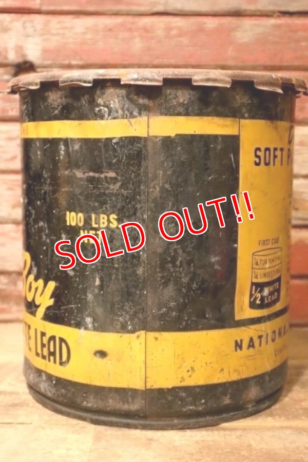 画像4: dp-240911-76 Dutch Boy / 1950's-1960's SOFT PASTE WHITE LEAD 100 LBS. NET Bucket