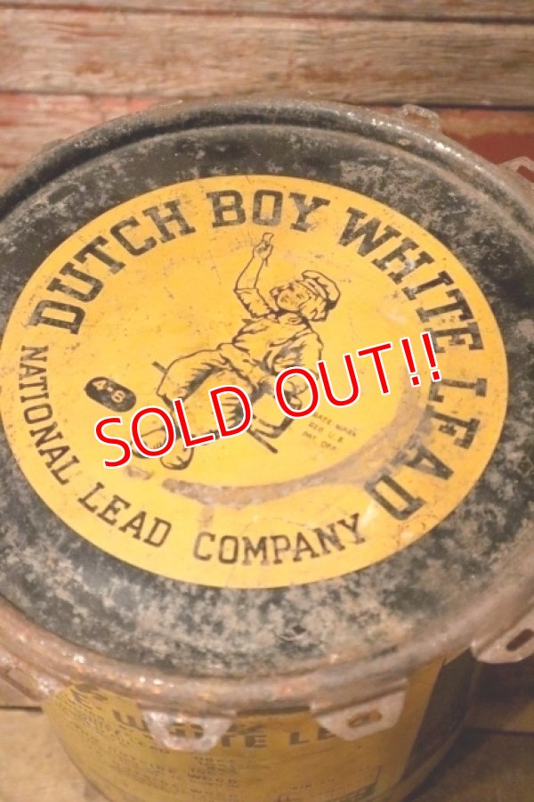 画像6: dp-240911-76 Dutch Boy / 1950's-1960's SOFT PASTE WHITE LEAD 100 LBS. NET Bucket