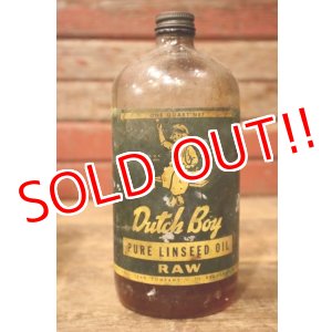 画像: dp-240911-86 Dutch Boy / 1950's-1960's PURE LINSEED Bottle