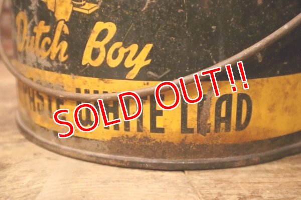 画像6: dp-240911-77 Dutch Boy / 1950's-1960's SOFT PASTE WHITE LEAD 50 LBS. NET Bucket