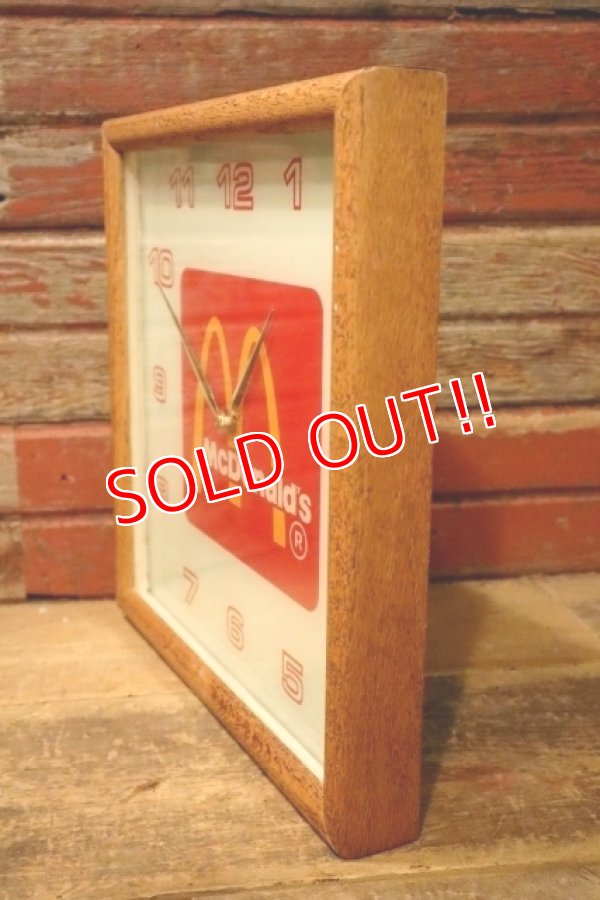 画像6: dp-240911-22 McDonald's / 1980's In-store Wall Clock