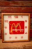 画像1: dp-240911-22 McDonald's / 1980's In-store Wall Clock