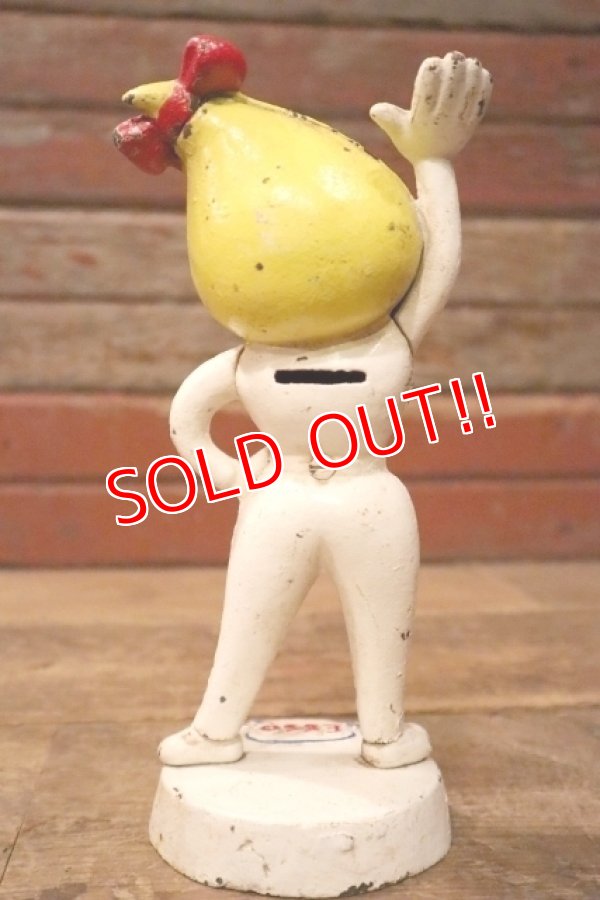 画像8: ct-240911-06 Esso / Mrs. Drip 〜1950's Cast Iron Coin Bank