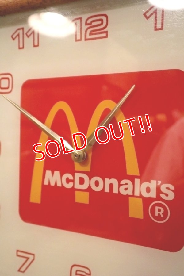 画像2: dp-240911-22 McDonald's / 1980's In-store Wall Clock