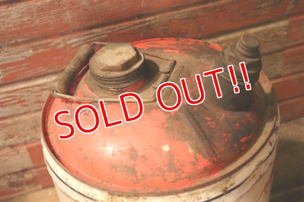 画像6: dp-240911-38 Mobilgrease / 1940's-1950's 5 U.S. GALLONS CAN