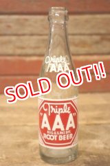 画像: dk-017 Triple "AAA" ROOT BEER / 1960's 6 1/2 FL. OZ. Bottle