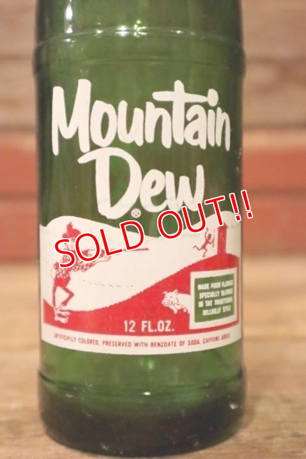 画像2: dk-021 Mountain Dew / 1960's 12 FL. OZ. Bottle