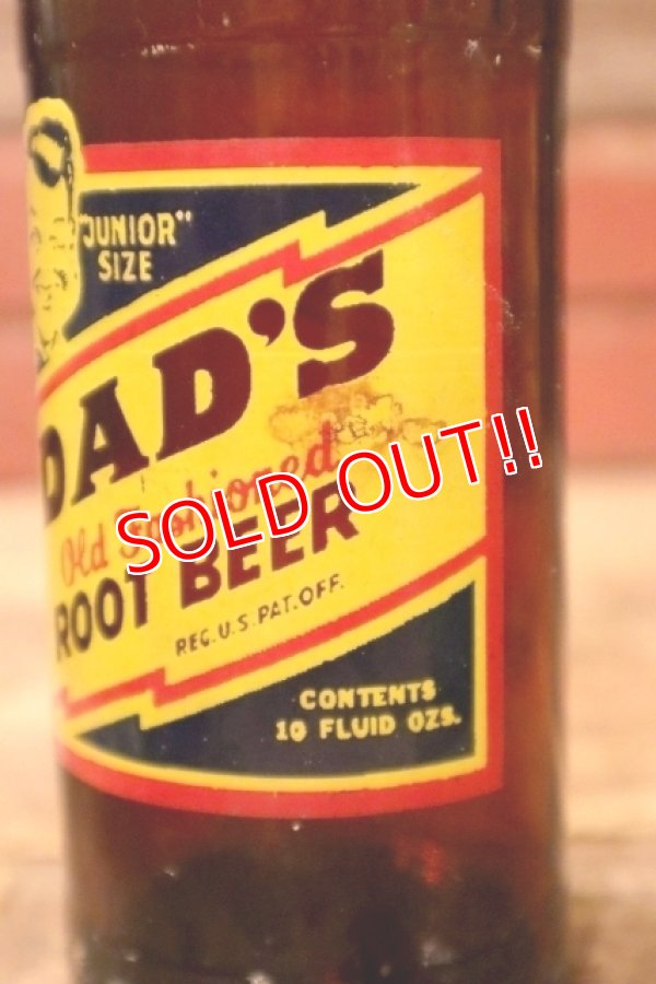 画像3: dk-006 DAD'S ROOT BEER / 1940's "JUNIOR" SIZE 10 FL.OZ. Bottle