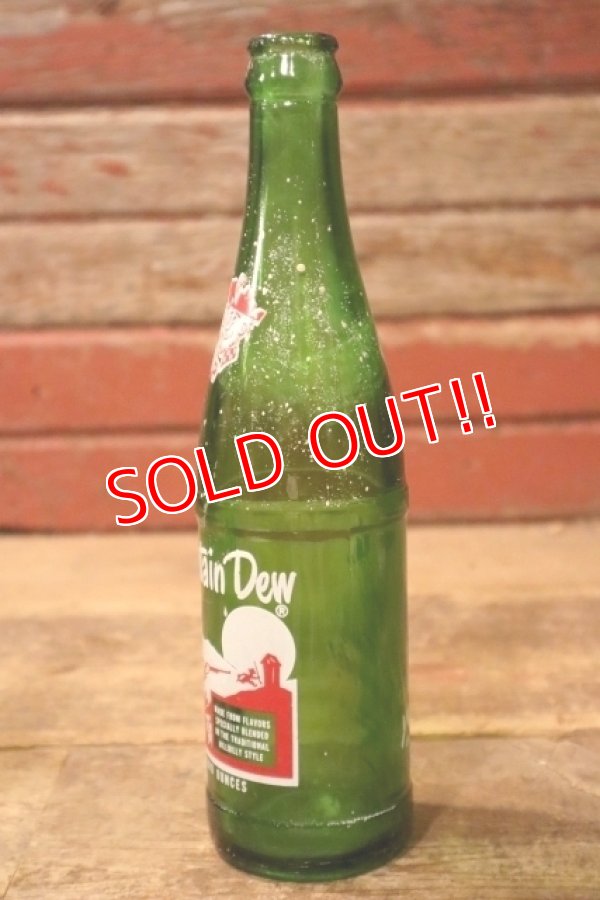 画像7: dk-019 Mountain Dew / 1960's 12 FL. OZ. Bottle