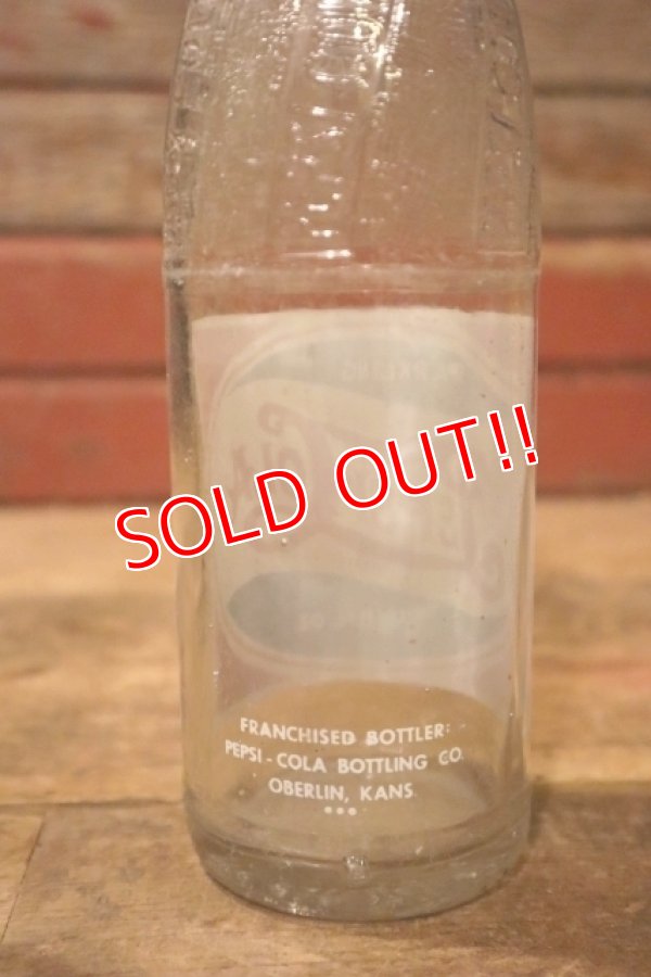 画像5: dk-001 PEPSI : COLA / Late 1940's 12 FL.OZ. Bottle
