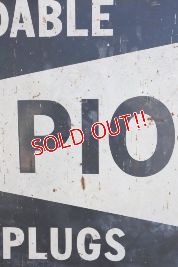 画像10: dp-240911-41 CHAMPION / 1950's W-side Metal Sign