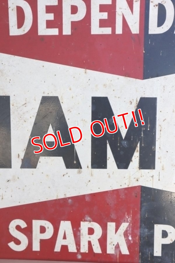 画像9: dp-240911-41 CHAMPION / 1950's W-side Metal Sign