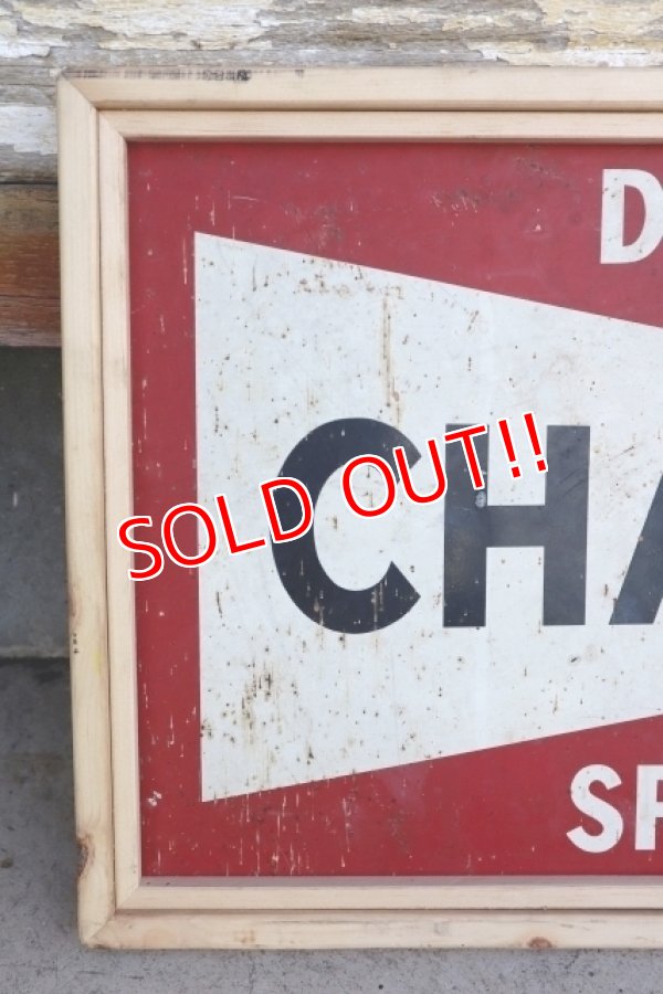 画像8: dp-240911-41 CHAMPION / 1950's W-side Metal Sign