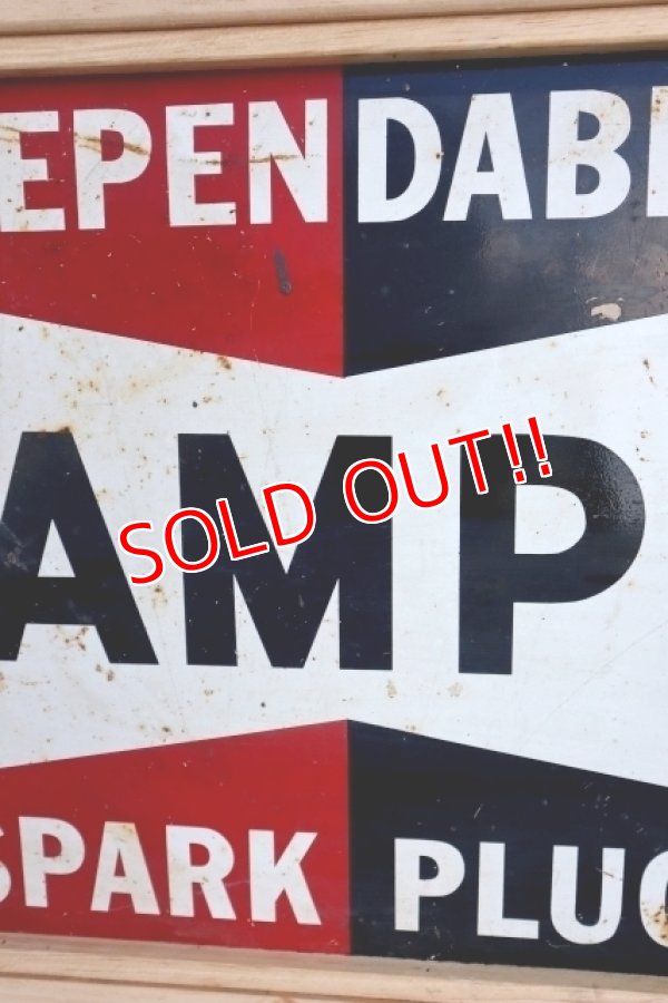 画像4: dp-240911-41 CHAMPION / 1950's W-side Metal Sign