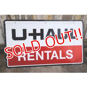 画像: dp-240911-72 U-HAUL / 1990's W-side Metal Sign