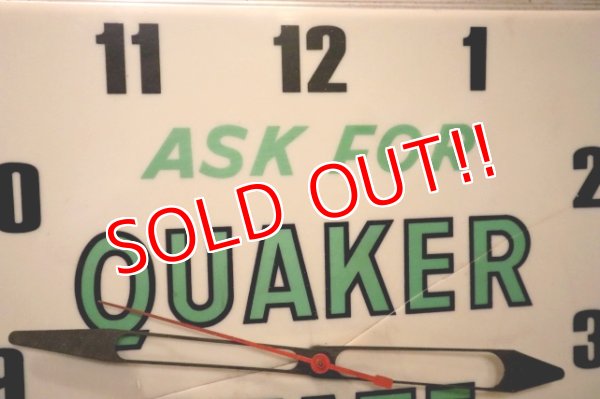 画像2: dp-240911-19 【JUNK】QUAKER STATE MOTOR OIL / 1960's Wall Clock