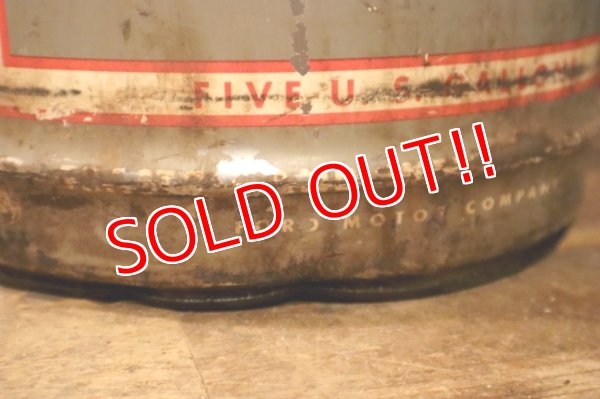 画像3: dp-240911-31 Ford / 1960's-1970's FORD HYDRAULIC OIL 5 U.S. GALLONS CAN