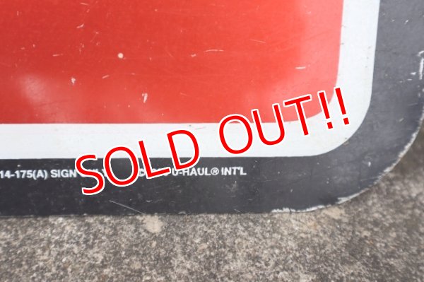 画像8: dp-240911-72 U-HAUL / 1990's W-side Metal Sign