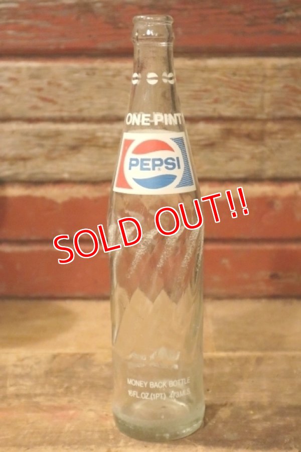 画像1: dk-038 PEPSI-COLA / 1970's 16 FL. OZ. Bottle