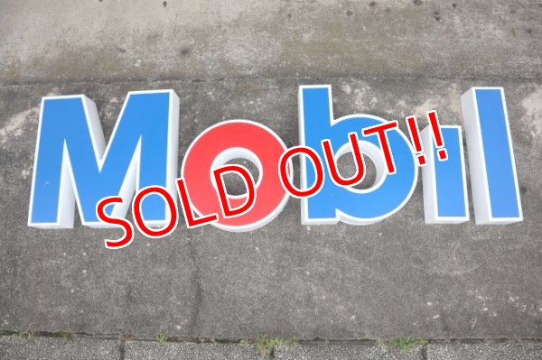 画像1: dp-240911-45 Mobil / 1990's〜 Letters Sign