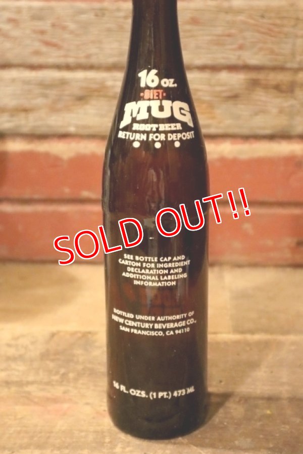 画像4: dk-051 DIET MUG ROOT BEER / 1980's 16 FL.OZ Bottle