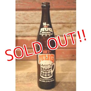 画像: dk-051 DIET MUG ROOT BEER / 1980's 16 FL.OZ Bottle