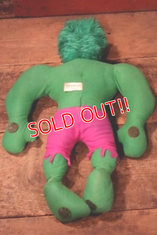 画像7: ct-241008-20 The Incredible Hulk / Knickerbocker 1978 Plush Doll