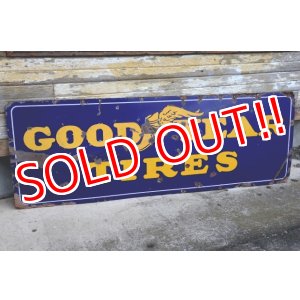 画像: dp-240911-42 GOODYEAR TIRES / 1940's Porcelain Sign