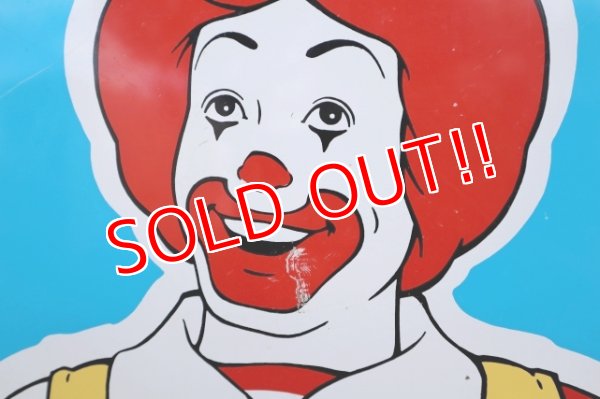 画像5: dp-240911-40 ※店頭ピックアップのみ McDonald's 1989 RONALD'S PLAYPLACE Sign