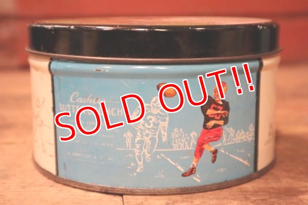 画像3: dp-241008-07 E. CHEERY SONS & CO., INC. 1950's Cashew BUTTER CRUNCH Tin Can