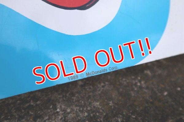 画像12: dp-240911-40 ※店頭ピックアップのみ McDonald's 1989 RONALD'S PLAYPLACE Sign