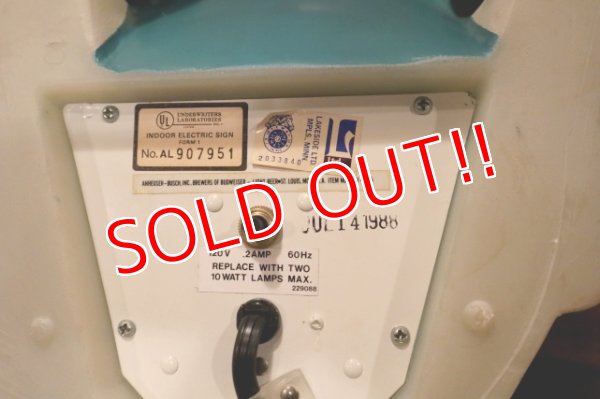 画像18: ct-241008-87 BUD LIGHT / Spuds Mackenzie 1980's Light Stand