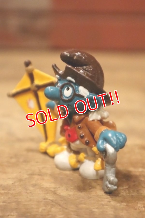 画像3: ct-241008-68 Smurf / 1984 "Benjamin Franklin" PVC Figure #20502