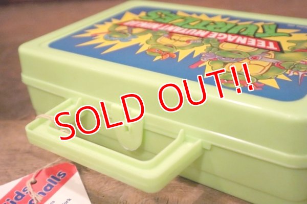 画像5: ct-241008-05 TEENAGE MUTANT NINJA TURTLES (TMNT) / 1990 Plastic Lunch Box