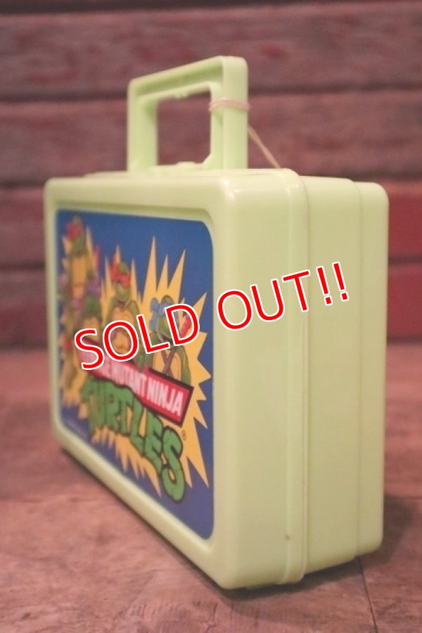 画像4: ct-241008-05 TEENAGE MUTANT NINJA TURTLES (TMNT) / 1990 Plastic Lunch Box