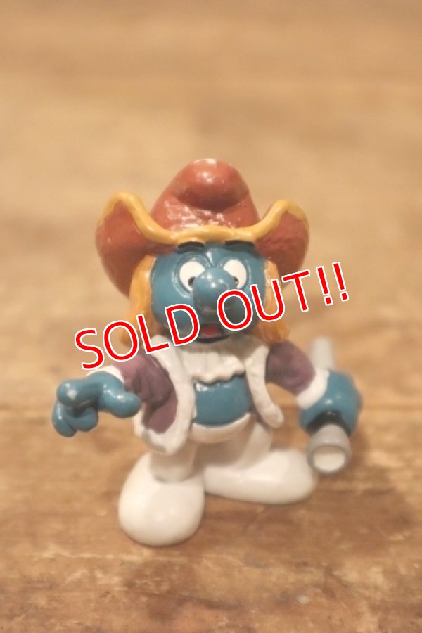 画像1: ct-241008-68 Smurf / 1984 "Christopher Columbus" PVC Figure #20503