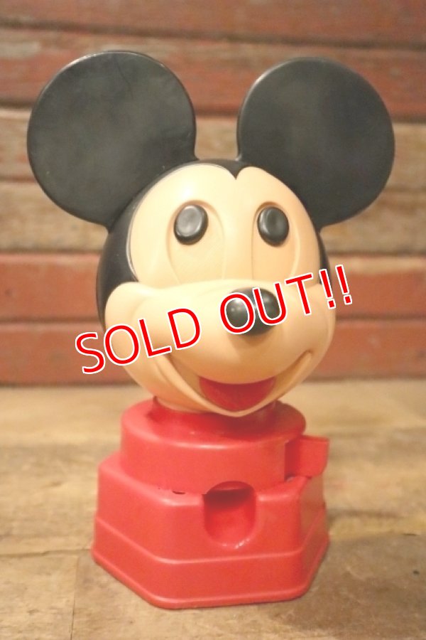 画像1: ct-241008-41 Mickey Mouse / Hasbro 1968 Gum Ball Machine