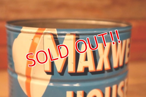 画像5: dp-241027-06 MAXWELL HOUSE COFFEE 1950's TIN CAN