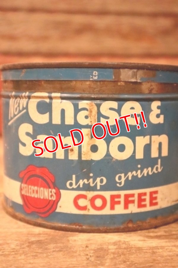 画像3: dp-241027-08 Chase & Sanborn COFFEE 1940's TIN CAN