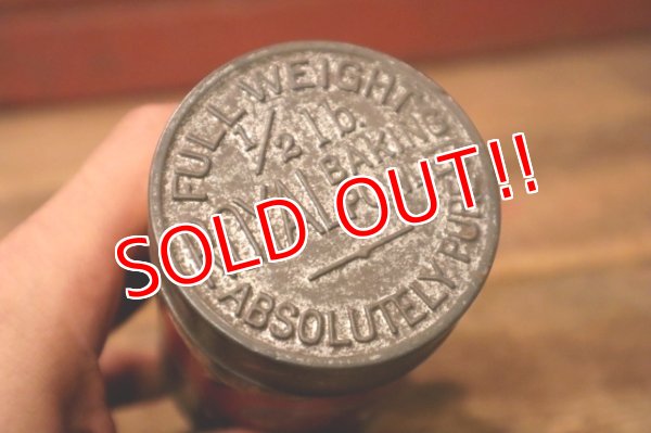 画像6: dp-241027-05 ROYAL 1910's-1920's BAKING POWDER TIN CAN