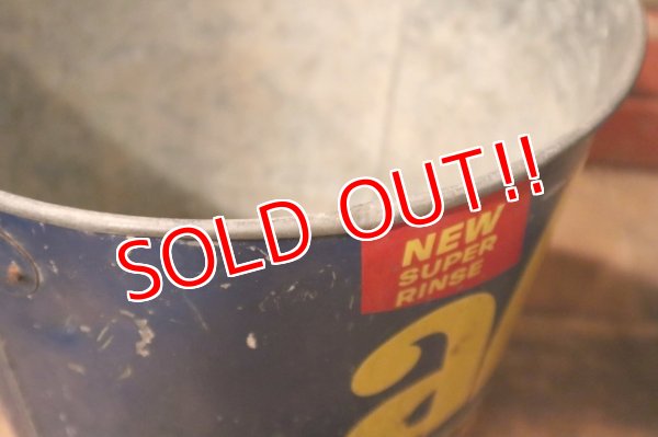 画像9: dp-241027-02 all / 1950's-1960's Laundry Detergent Galvanized Metal Bucket