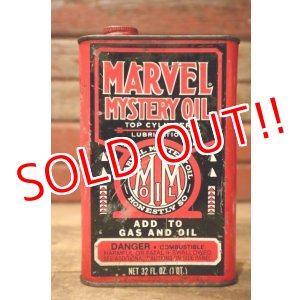 画像: dp-241027-16 MARVEL MYSTERY OIL / ADD TO GAS AND OIL 1 U.S. QUART Can